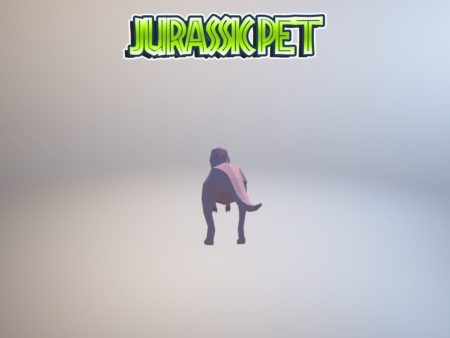 Pachycephalosaurus jurassic pet Low-poly 3D model_12