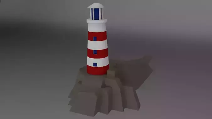 Low-poly Lighthouse