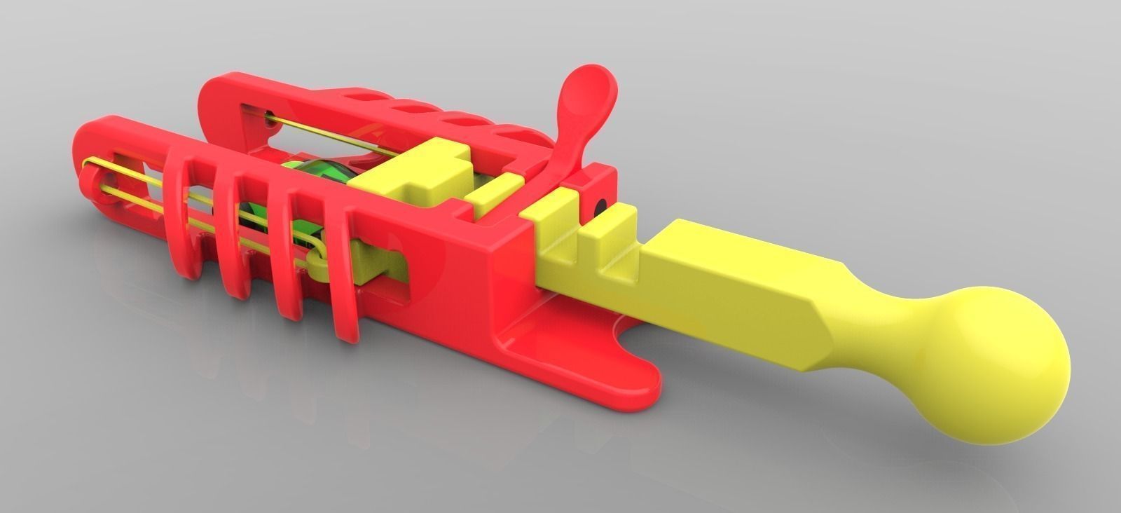 Toy Car Launcher 3D model_0