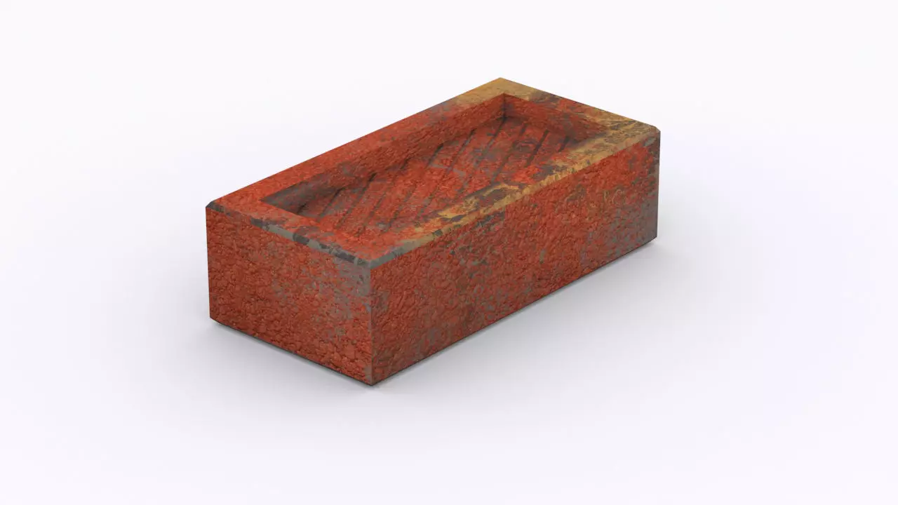 Brick Low-poly 3D model