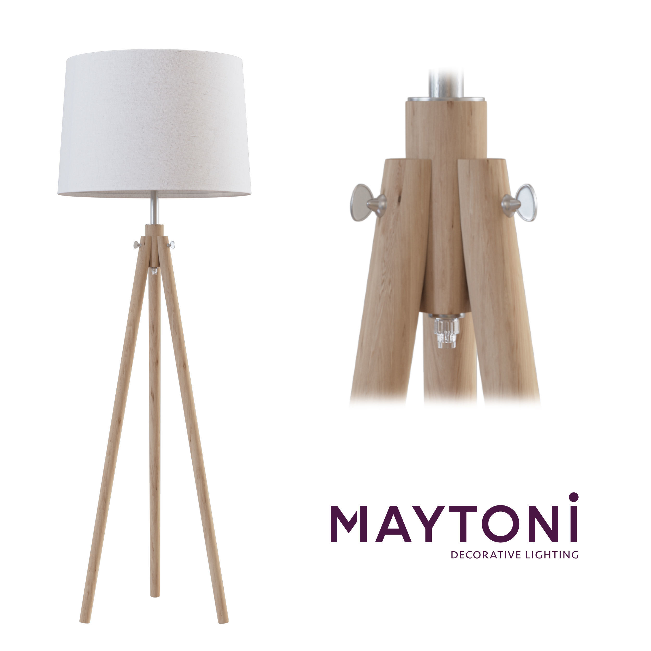 Floor Lamp Z177 Fl 01 Br Maytoni Modern Free 3d Model