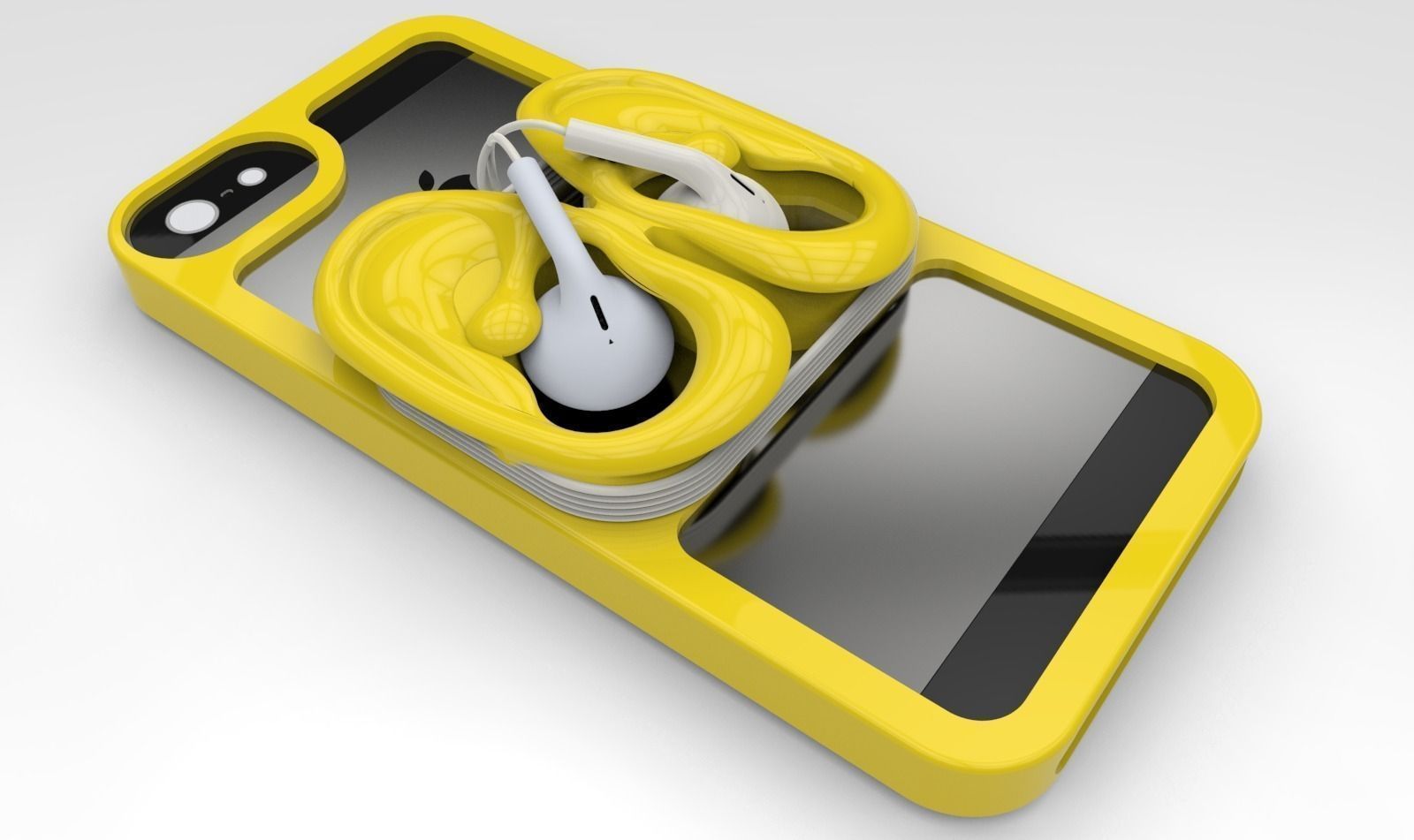 Iphone 5 Ears Case 3D model_1