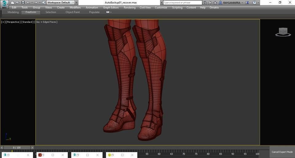 Wonder Woman cartoon model 3D model_13
