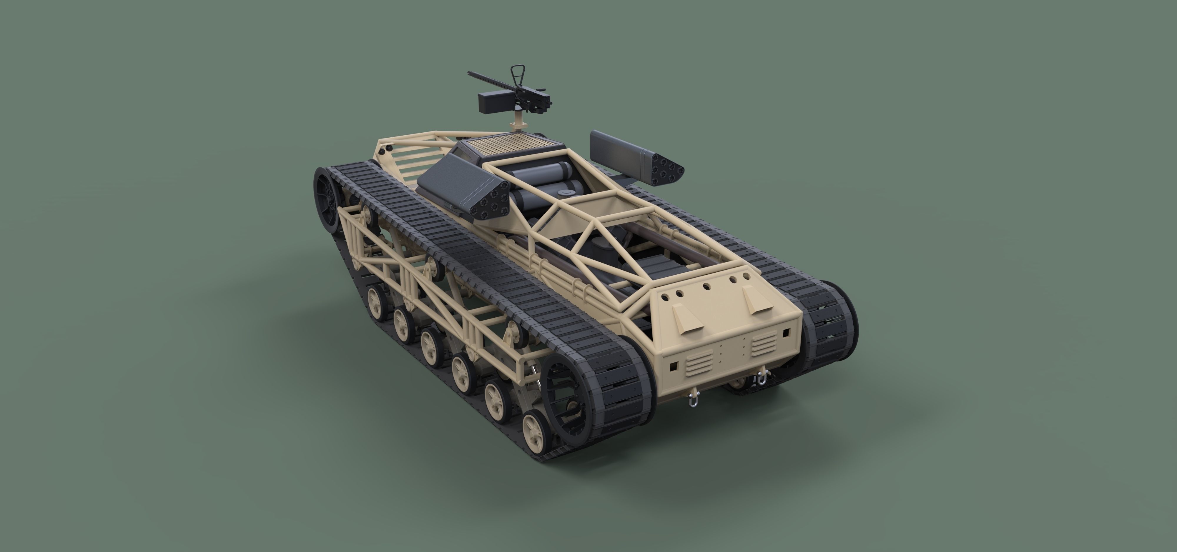 Tracked vehicle from movie GI Joe 3D model_12