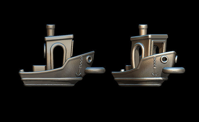 Boat charm 3D print model