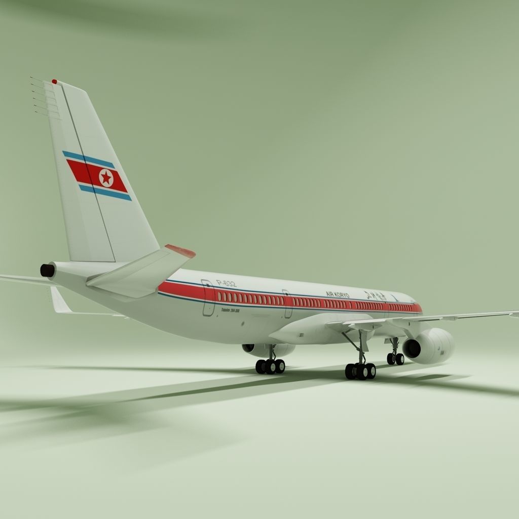 Tupolev tu 204 3D model_1