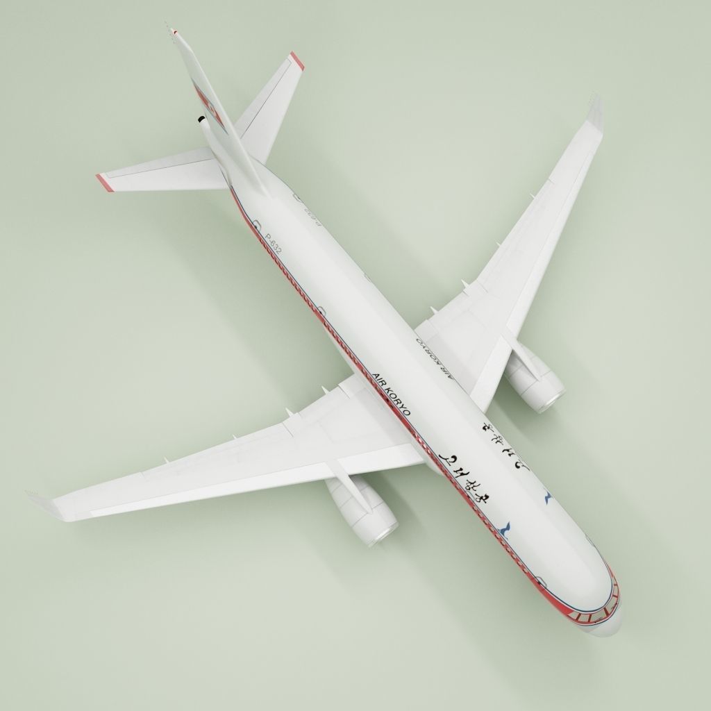 Tupolev tu 204 3D model_3