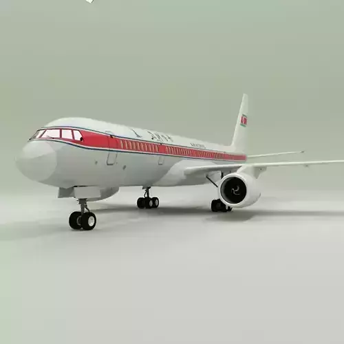 Tupolev tu 204 3D model