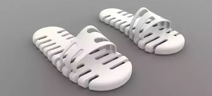 Skeleton Flip Flop 3D model