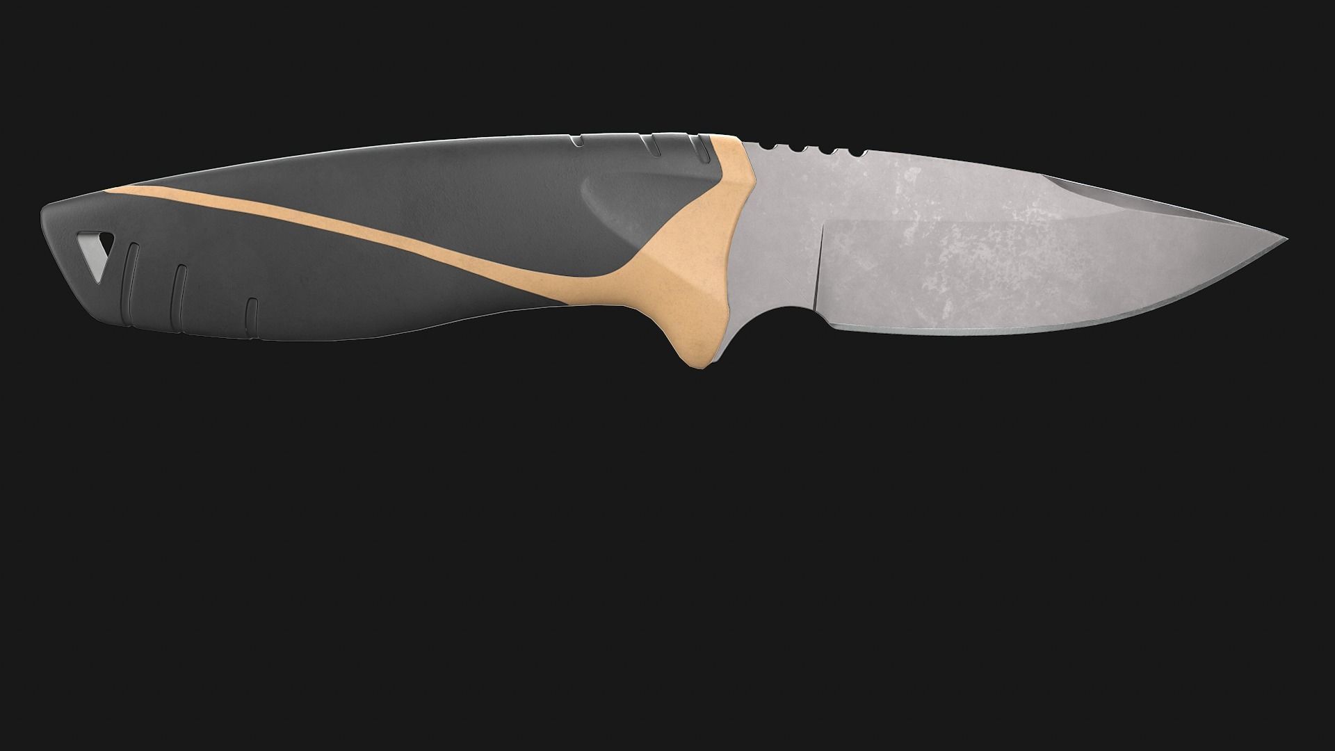 Knife Low-Poly Game-Ready PBR Low-poly 3D model_5