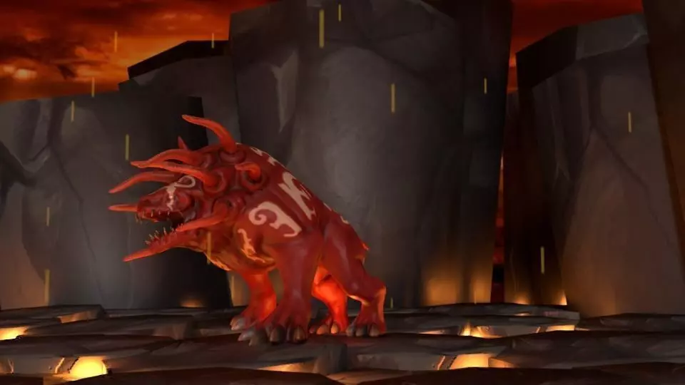 Magical Beast Low-poly 3D model_0