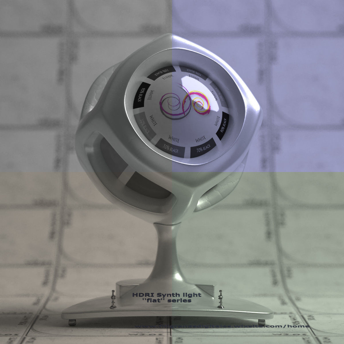 Flat 8 sides 4k Synth HDRI Texture_6