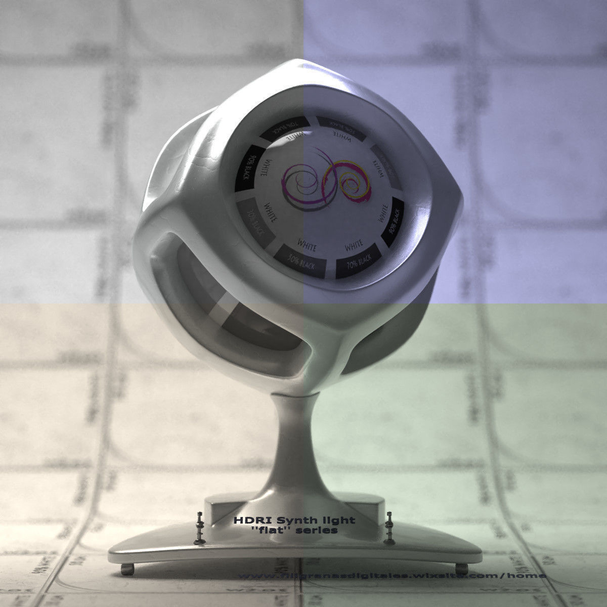 Flat 8 sides 4k Synth HDRI Texture_7