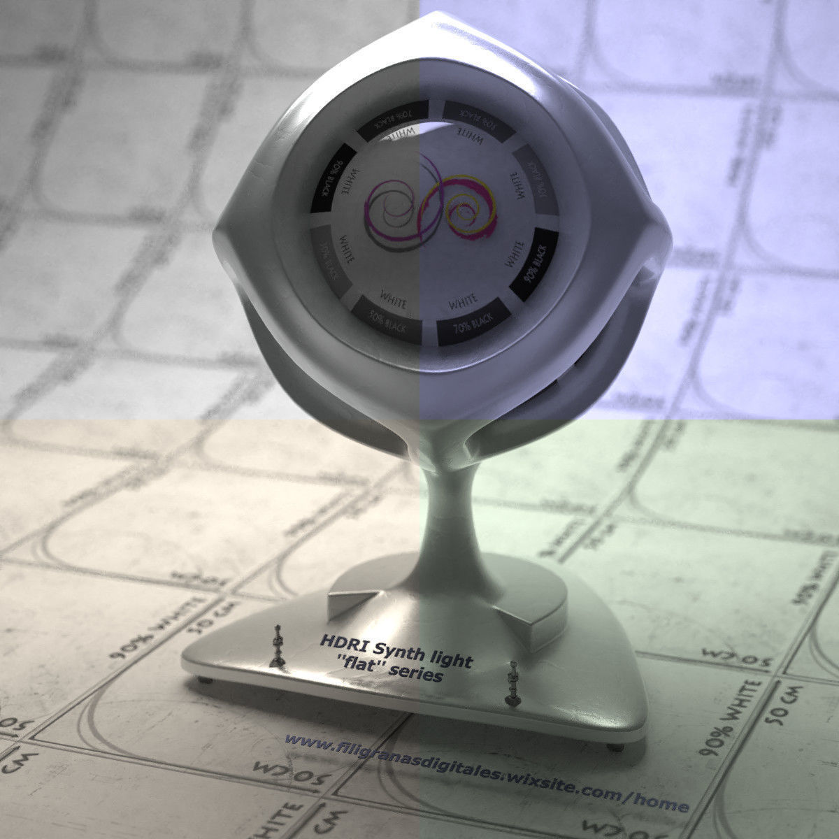 Flat 8 sides 4k Synth HDRI Texture_3