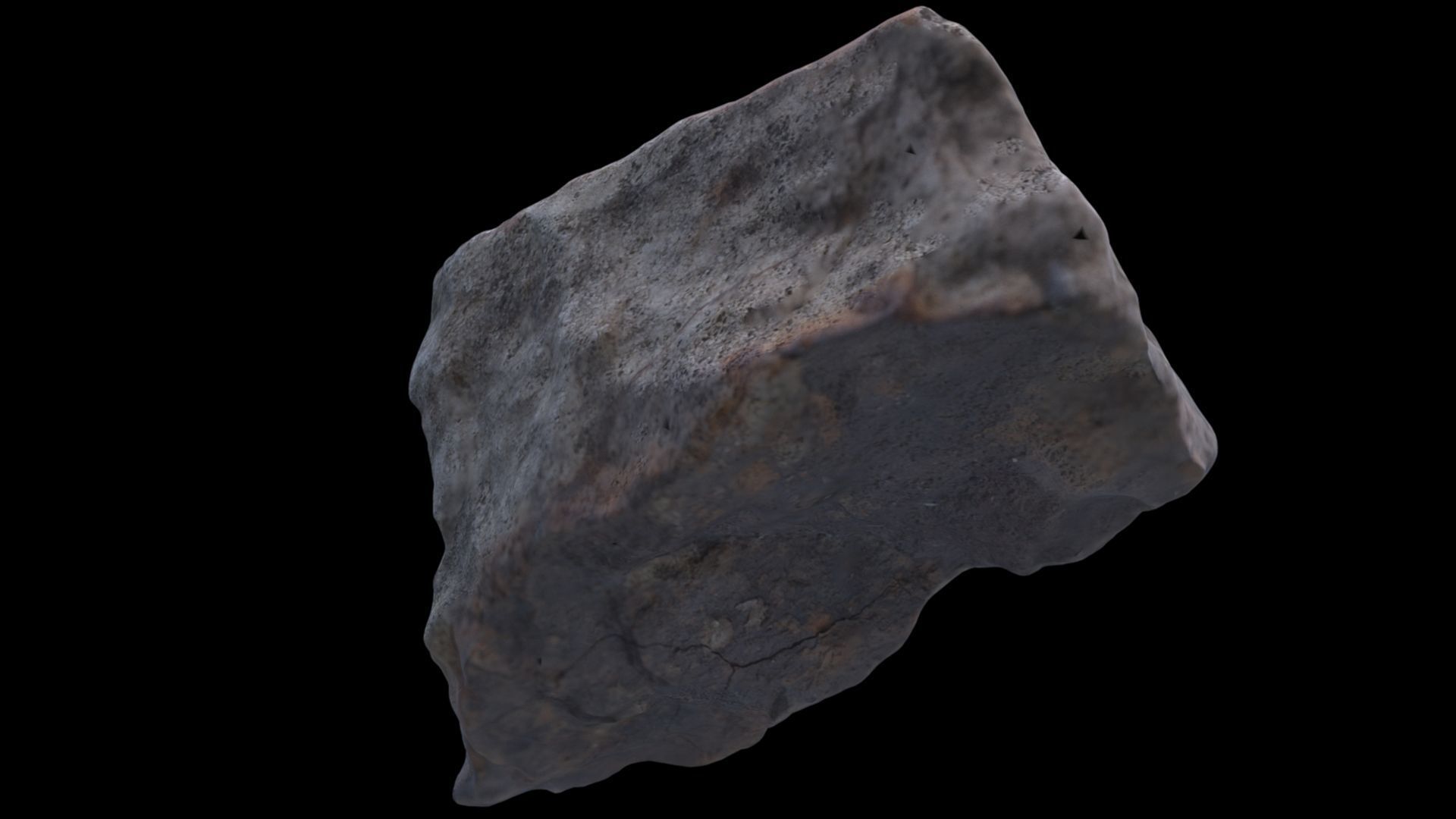 Stone rock 3D model_8