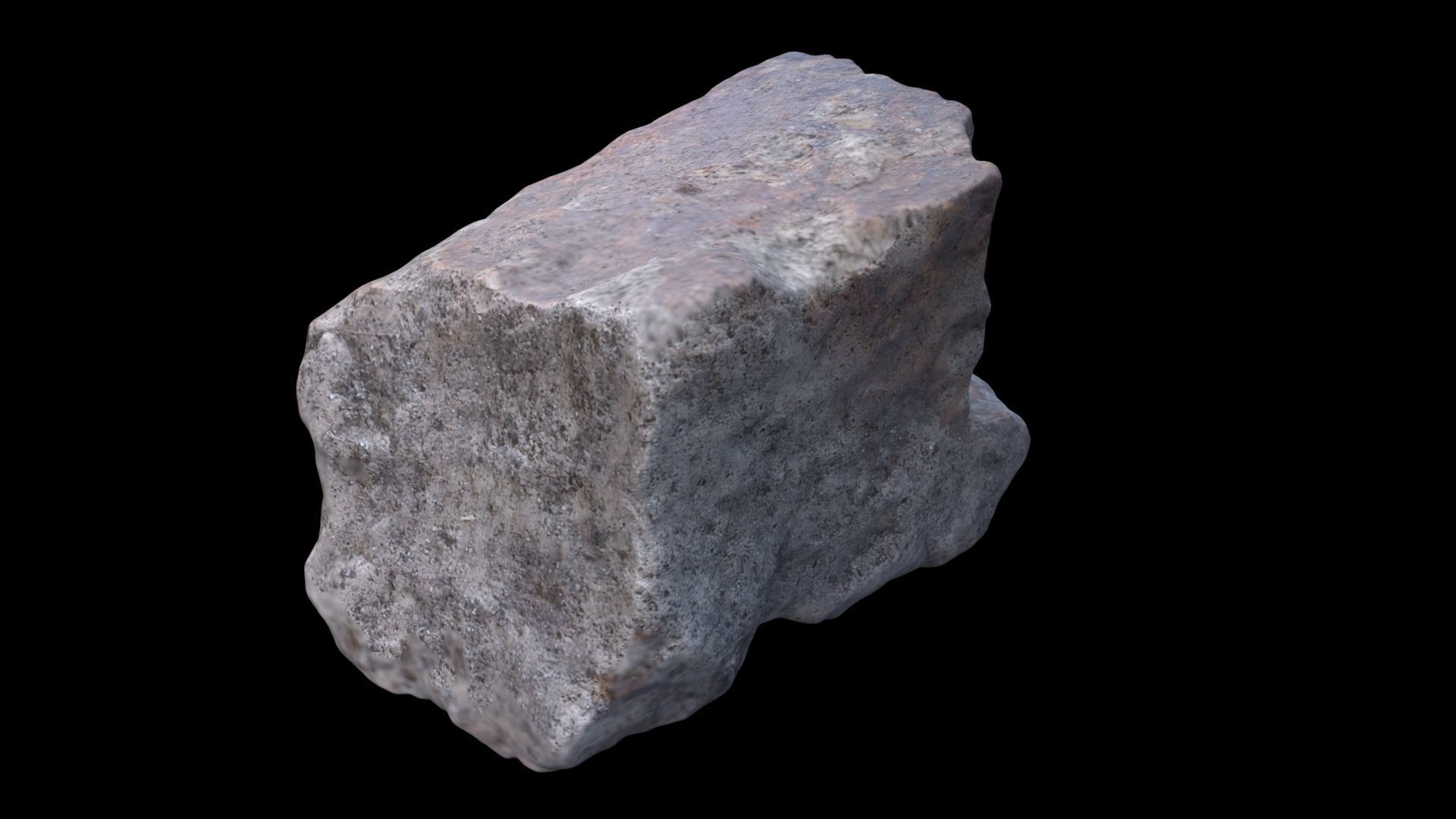 Stone rock 3D model_10