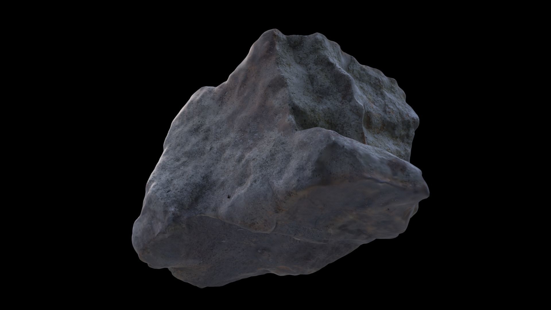 Stone rock 3D model_5