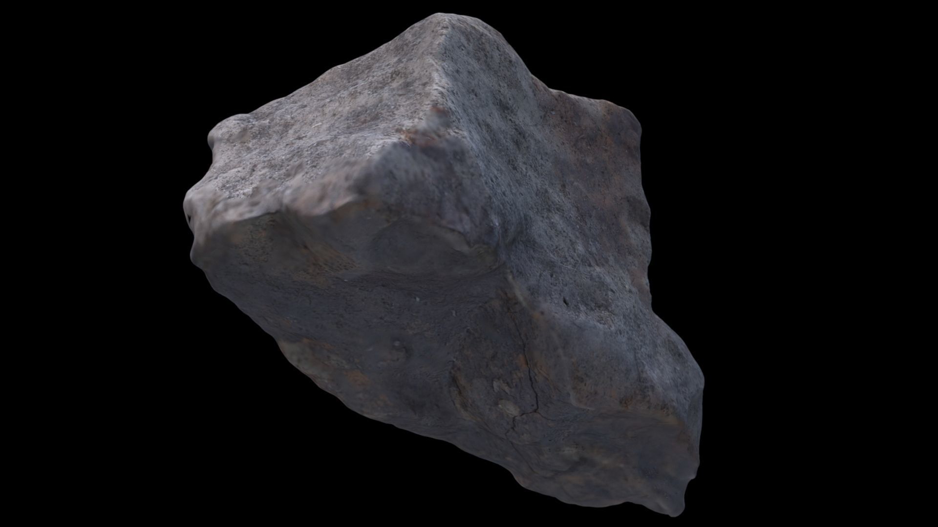 Stone rock 3D model_6