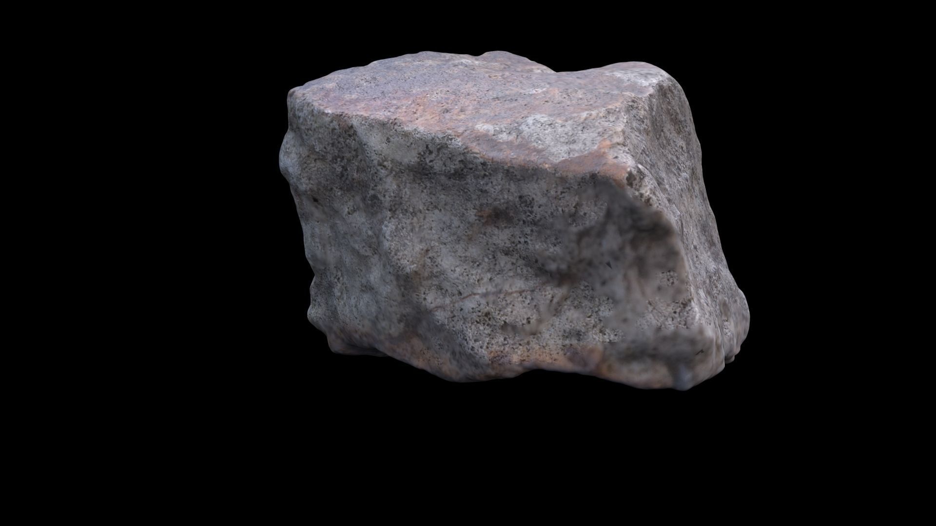 Stone rock 3D model_9
