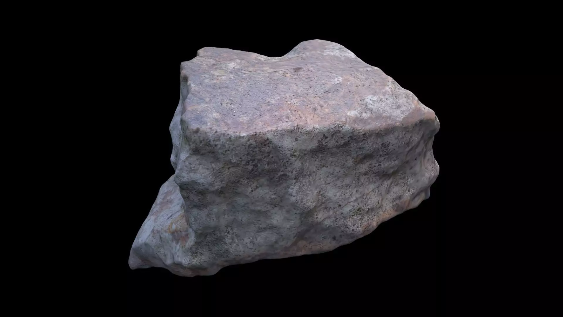 Stone rock 3D model_0