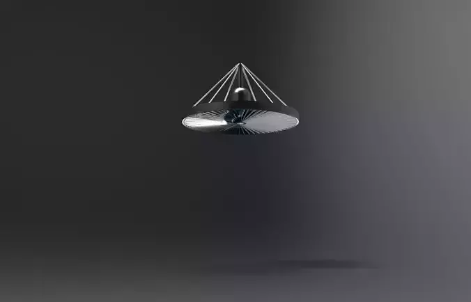 Jet style Ceiling Fan 3D model