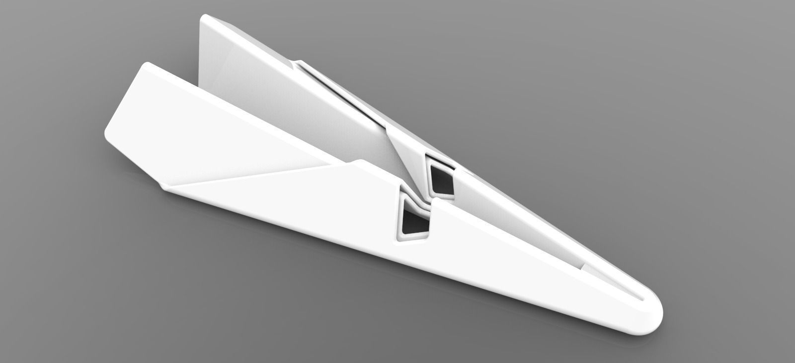 Paper Plane Phone and Tablet Stand 3D model_2