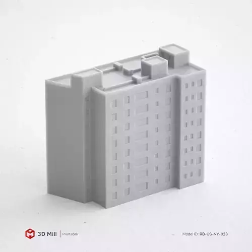 3D Print miniature building RB-US-NY-023 3D print model