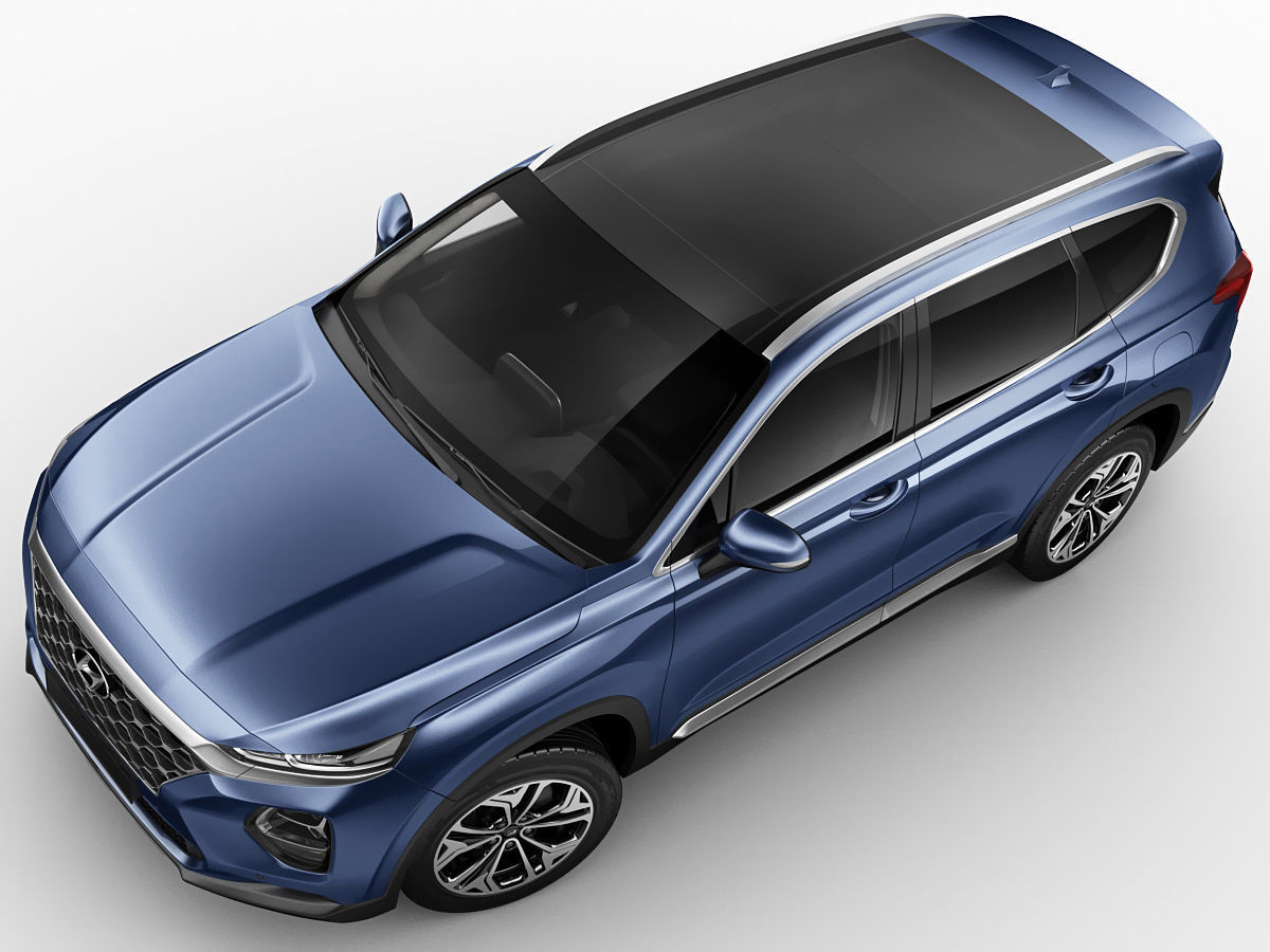 Hyundai Santa Fe 2019 3D model_5