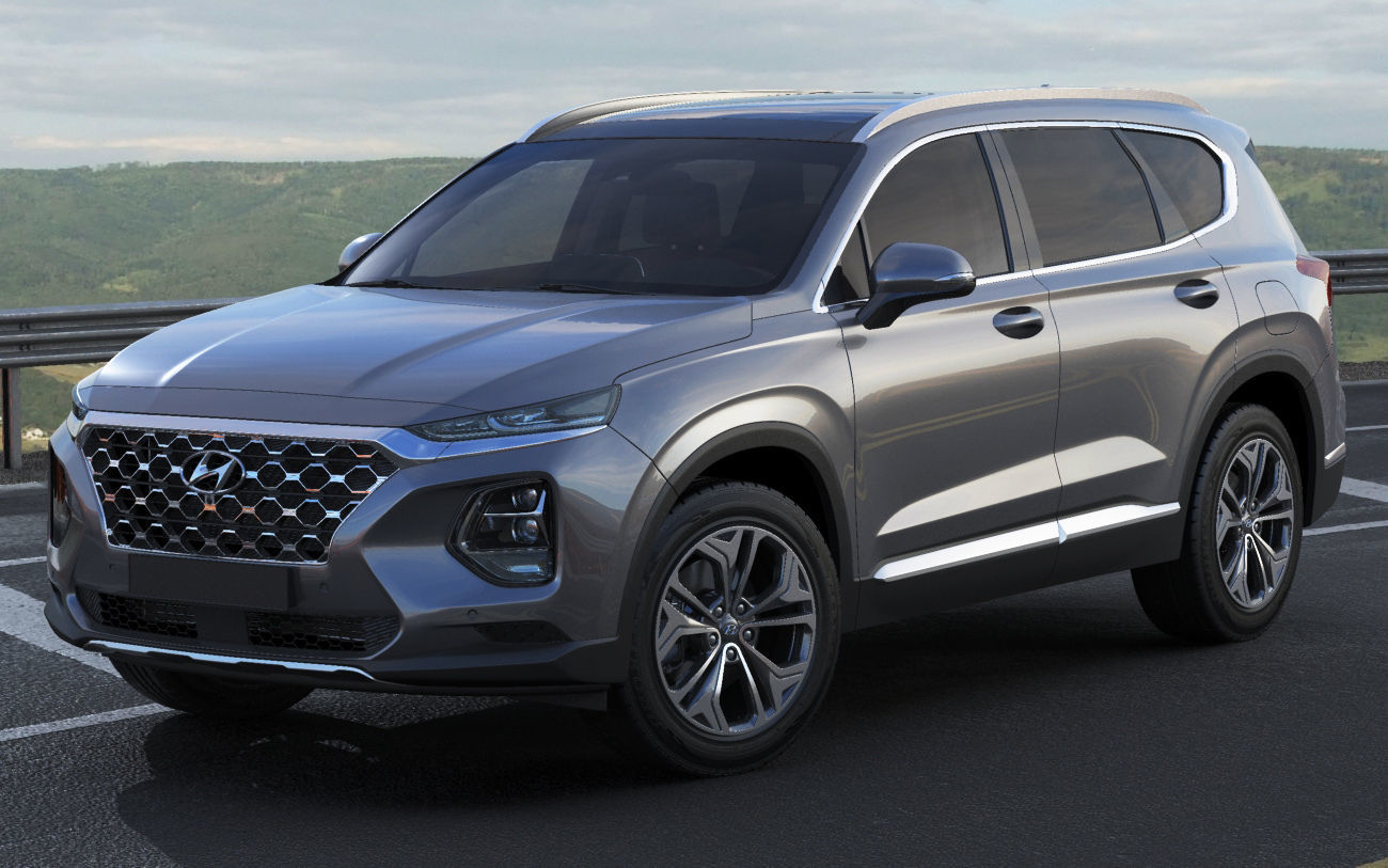 Hyundai Santa Fe 2019 3D model_13