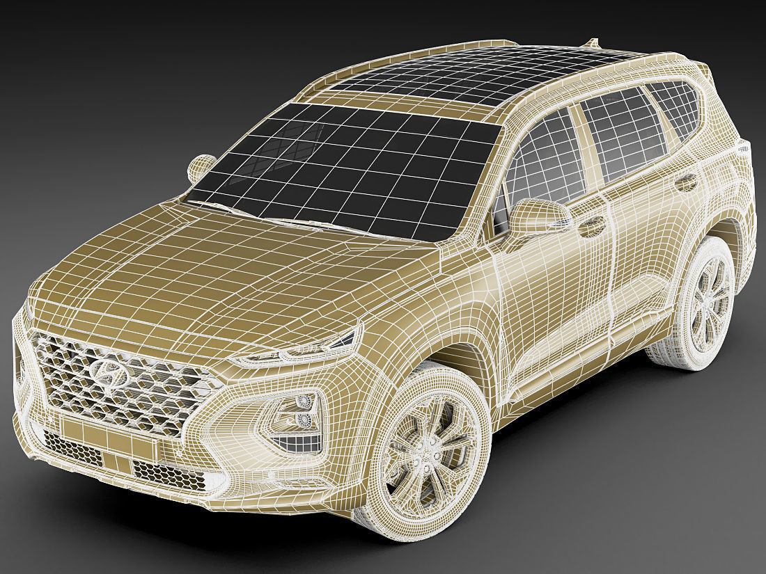 Hyundai Santa Fe 2019 3D model_19