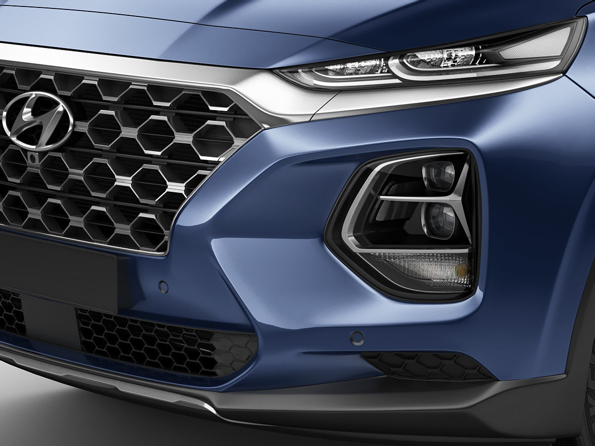 Hyundai Santa Fe 2019 3D model_3
