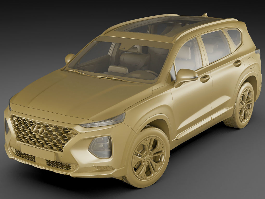 Hyundai Santa Fe 2019 3D model_15