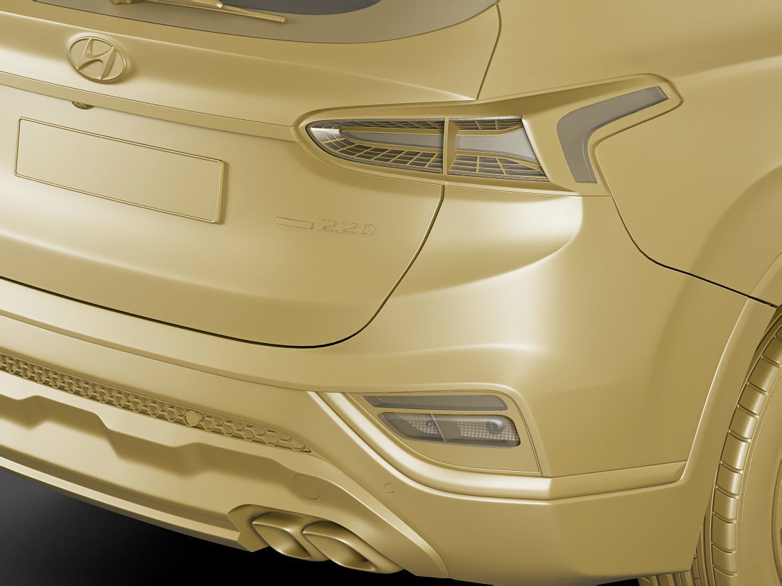 Hyundai Santa Fe 2019 3D model_17