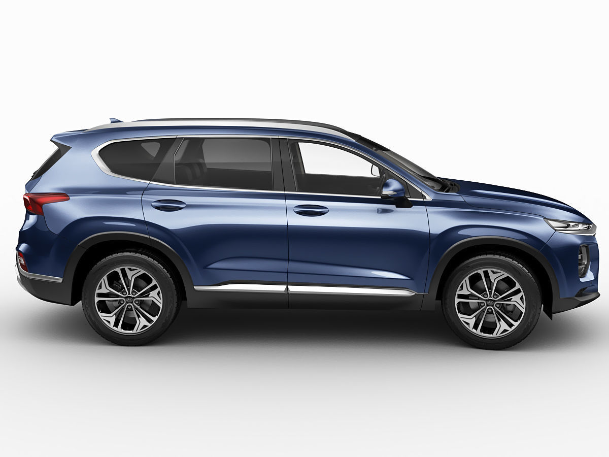 Hyundai Santa Fe 2019 3D model_2