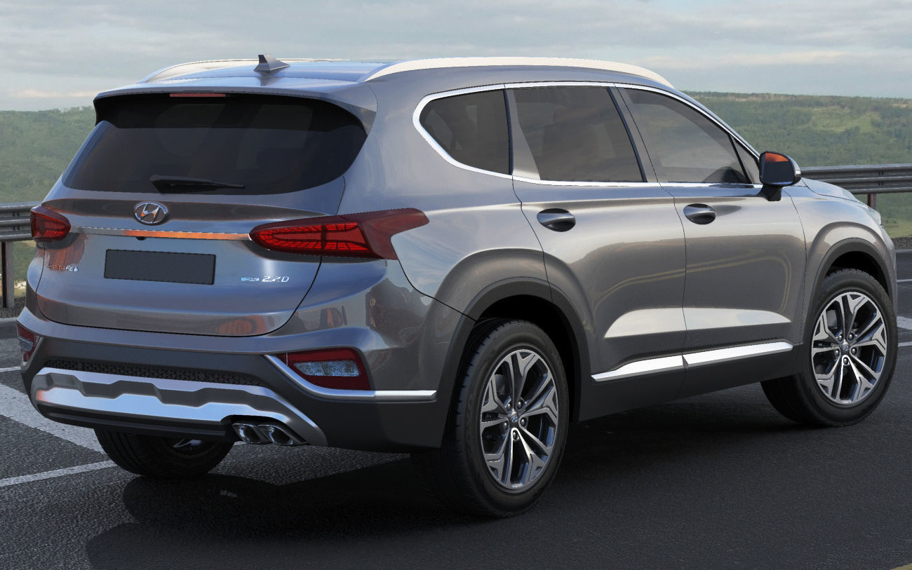 Hyundai Santa Fe 2019 3D model_14