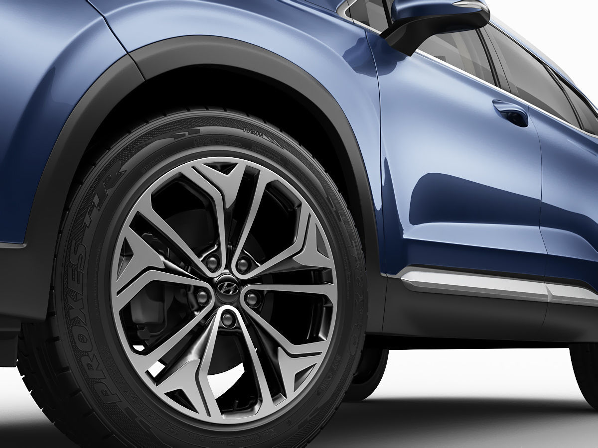 Hyundai Santa Fe 2019 3D model_11