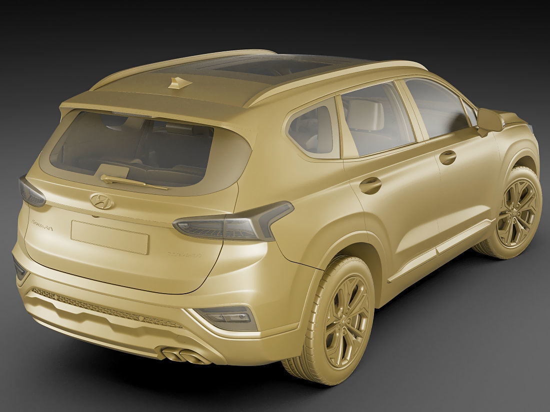 Hyundai Santa Fe 2019 3D model_16