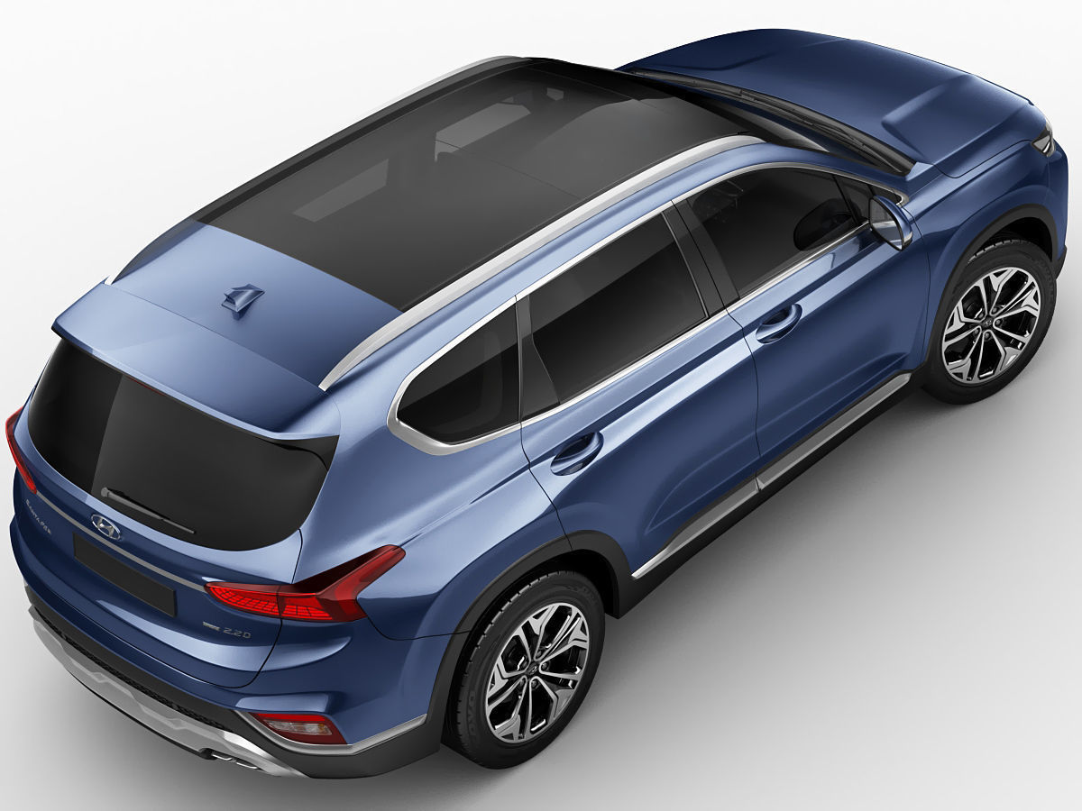 Hyundai Santa Fe 2019 3D model_6