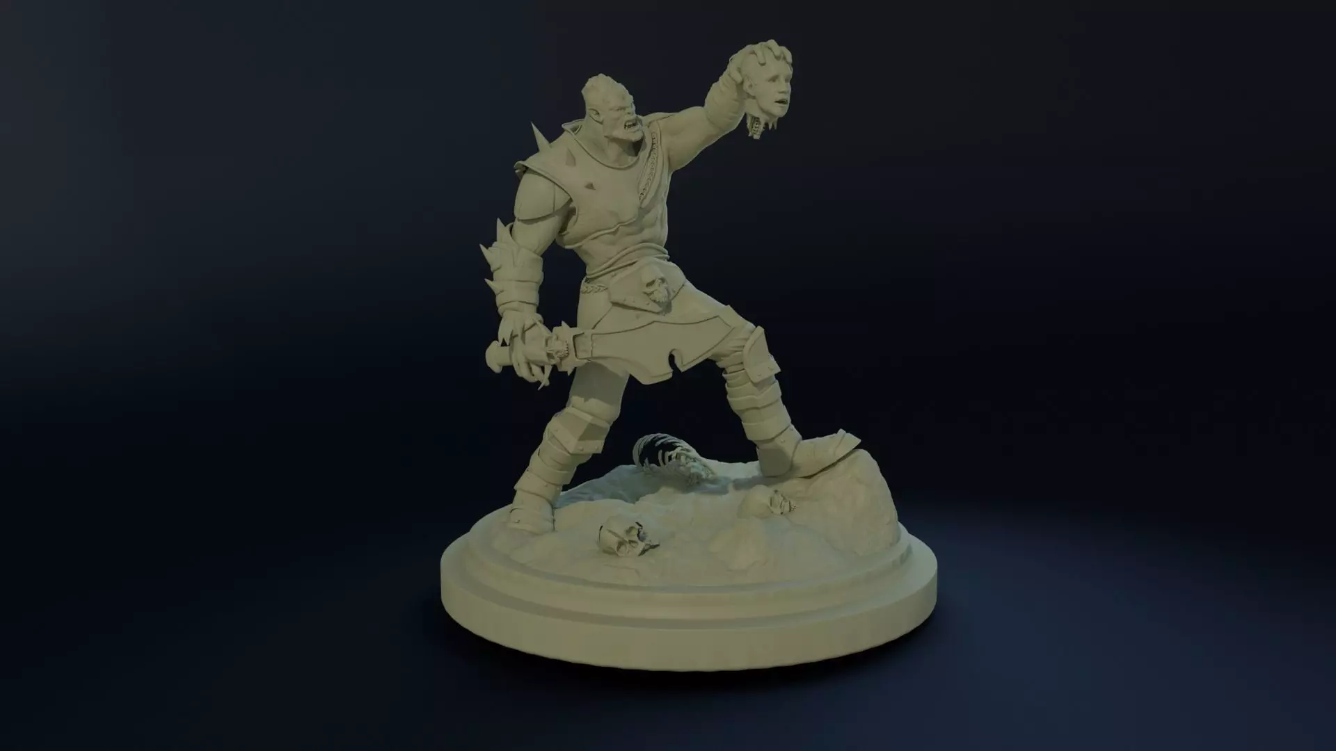 Evil Orc 3D print model