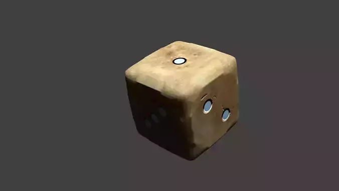 Bone Dice Sapphire