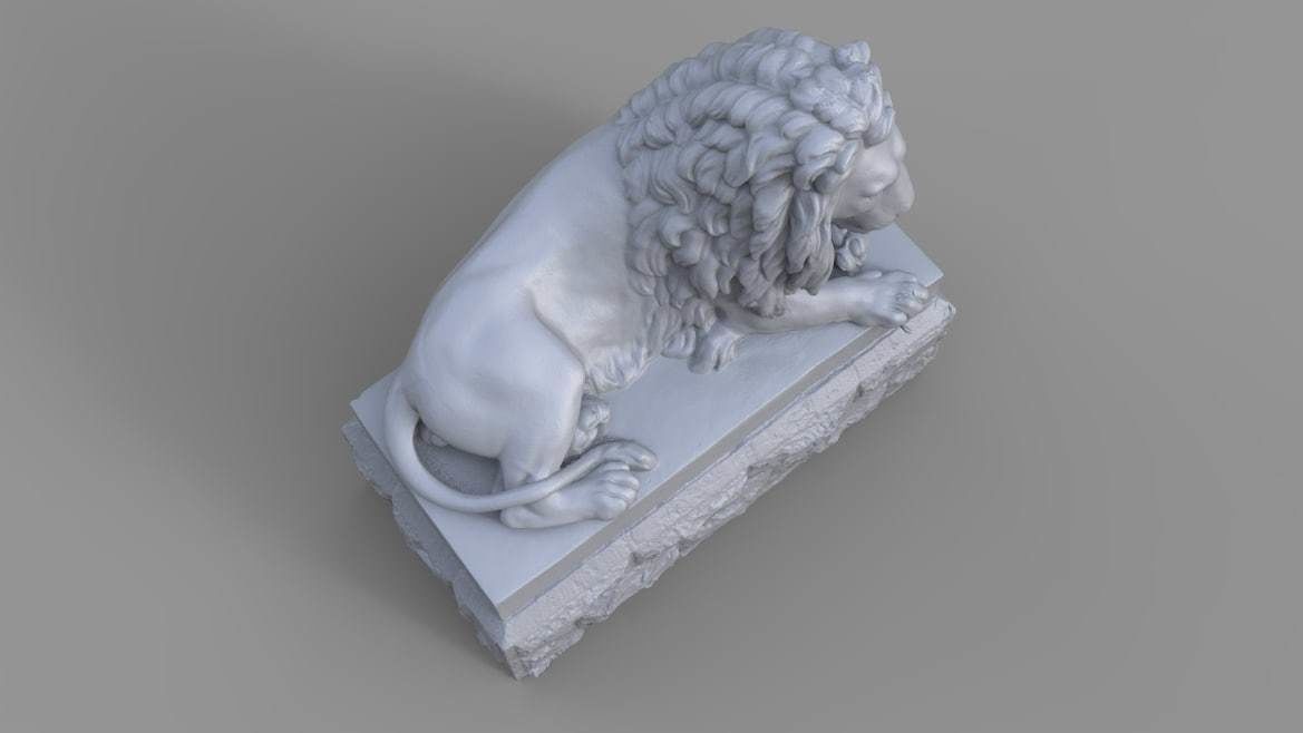 Sutro Heights Lion 3D model_11