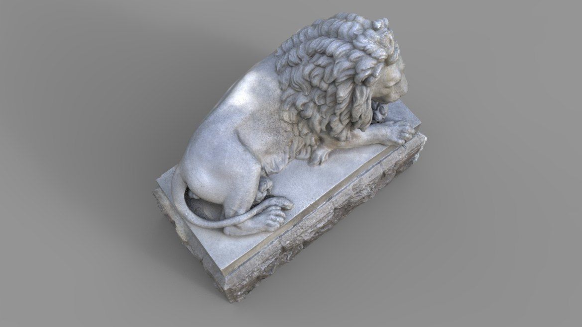 Sutro Heights Lion 3D model_10