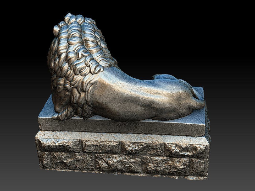 Sutro Heights Lion 3D model_14