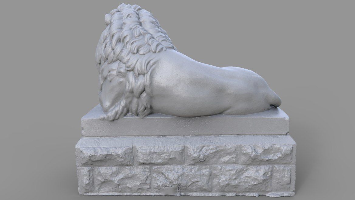 Sutro Heights Lion 3D model_7
