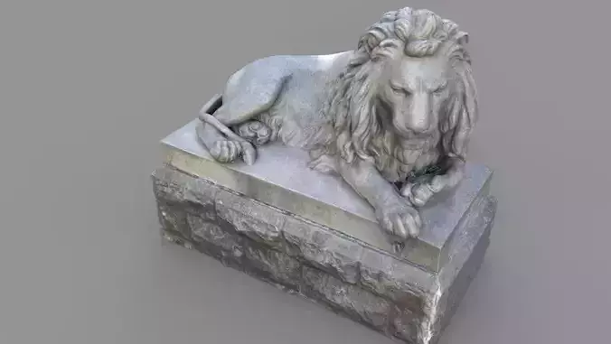 Sutro Heights Lion 3D model