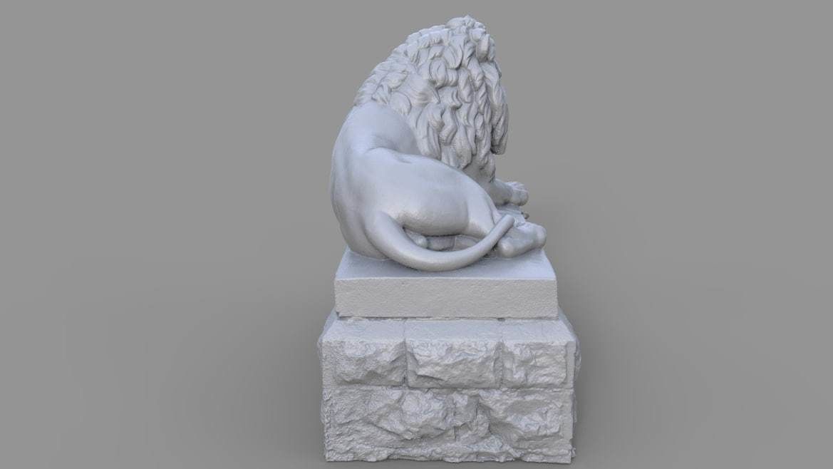 Sutro Heights Lion 3D model_9