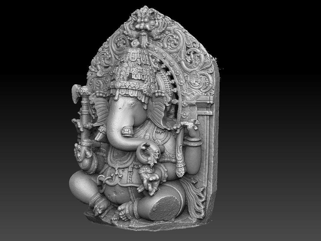 Ganesha statue 3D model_10
