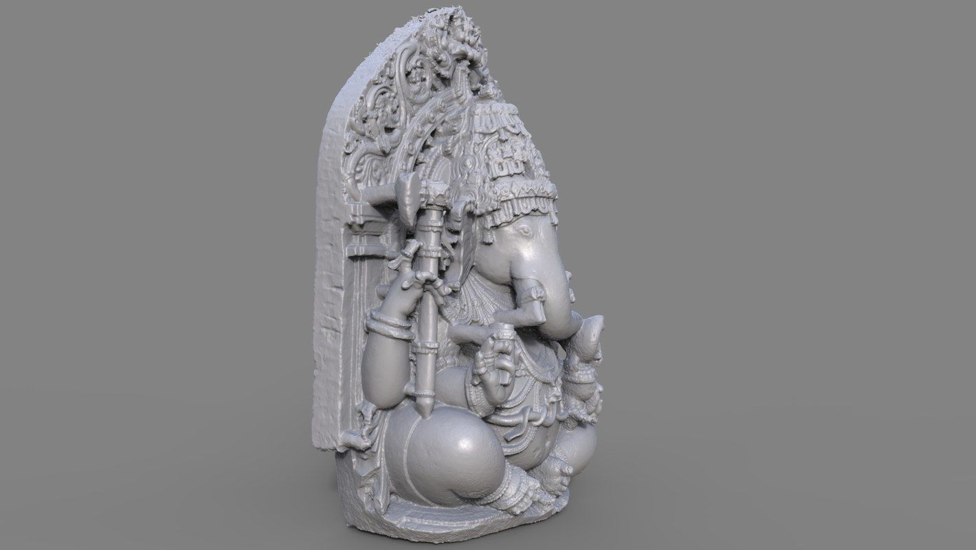 Ganesha statue 3D model_8