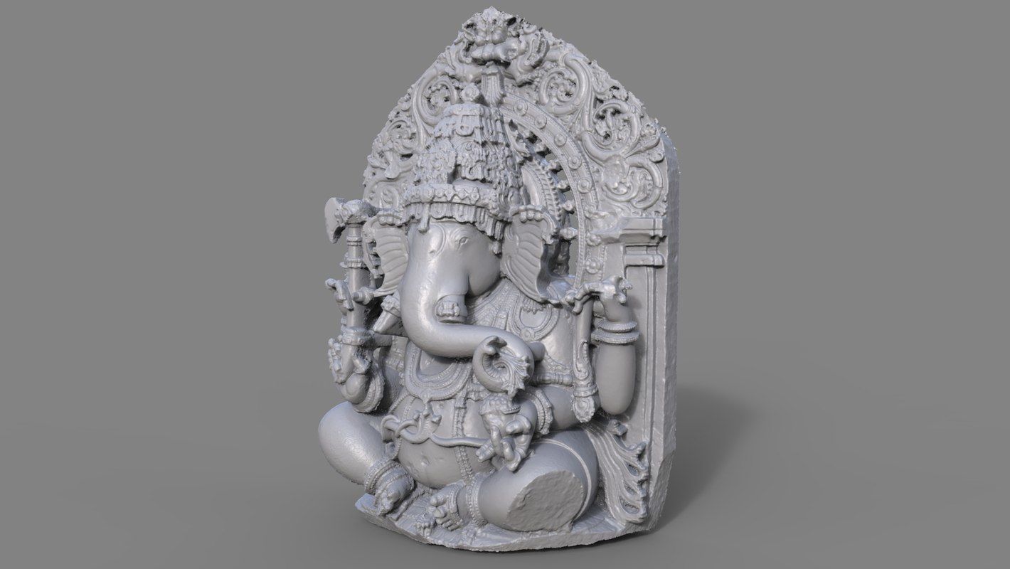 Ganesha statue 3D model_6