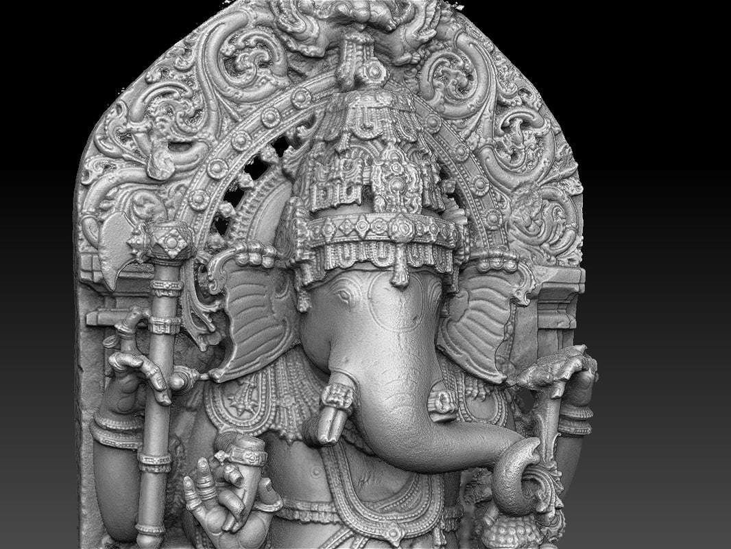 Ganesha statue 3D model_11